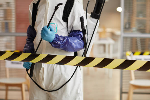 Professional Biohazard Cleanup technician working in Olivet, SD